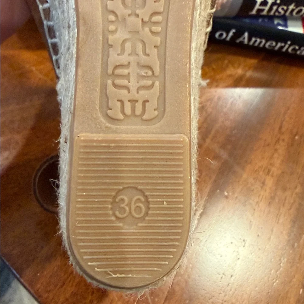 Maypol Suede Espadrille Wedges from Anthropologie. Size 6